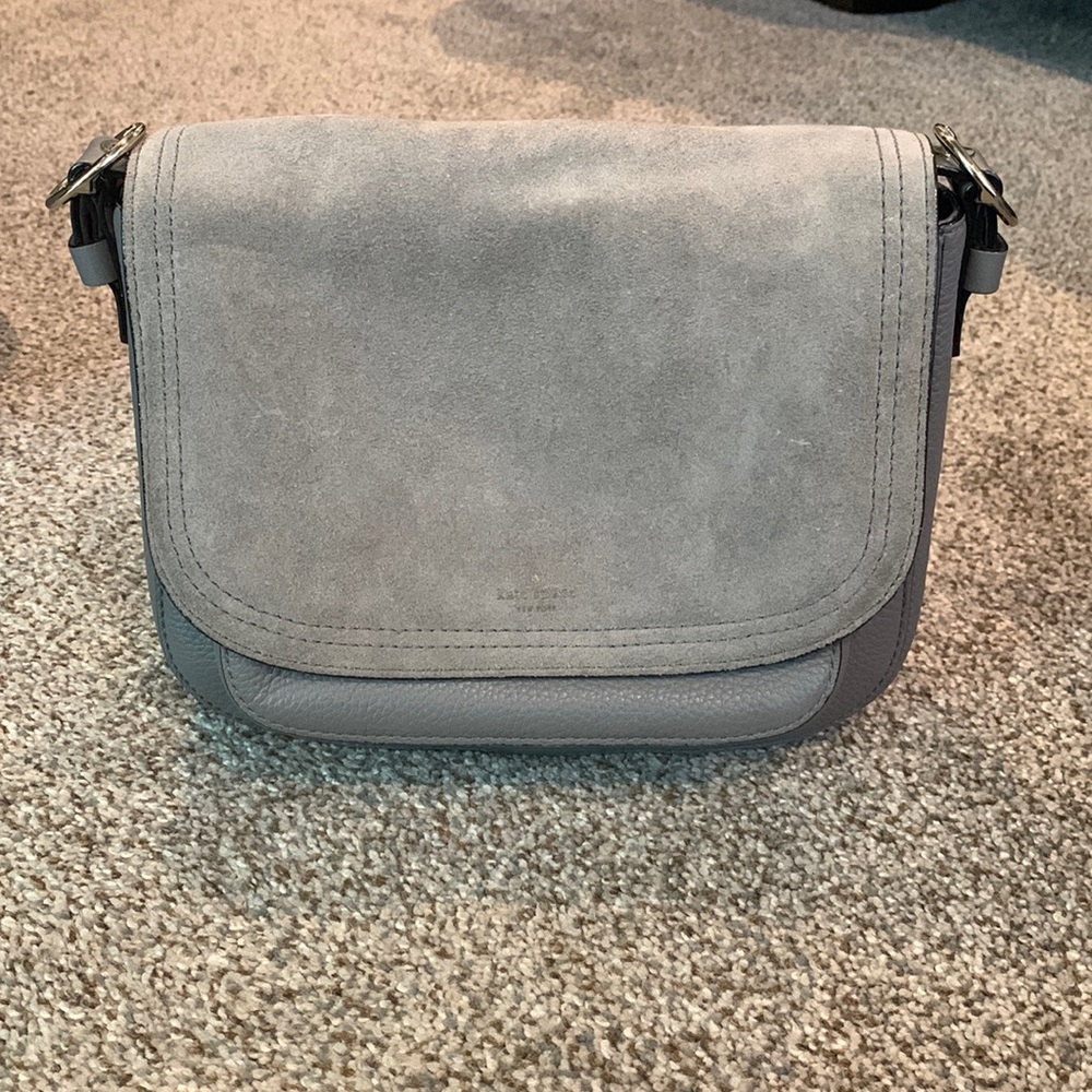 Gray Kate spade crossbody